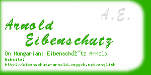 arnold eibenschutz business card